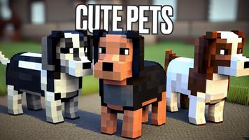 Dog Mod in Minecraft Cute Pets تصوير الشاشة 1