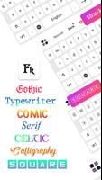 Fonts Keyboard poster