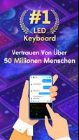 Neon LED Keyboard|LED Tastatur Plakat