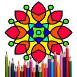 Mandala Coloring icône