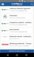 Cvonline.hu állások تصوير الشاشة 1