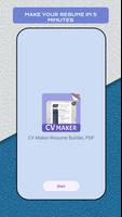 CV Maker - Resume Builder Affiche