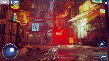 City Stray Cat: Simulator 3D Affiche