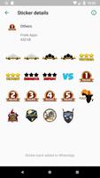 Clash World Cup COC WhatsApp Stickers imagem de tela 1