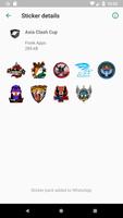 Clash World Cup COC WhatsApp Stickers capture d'écran 3