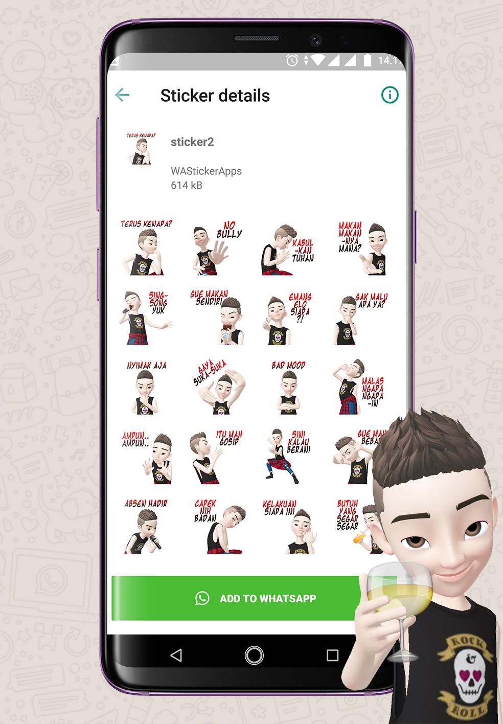 Stiker Cowo Lucu Gokil Wastickerapps For Android Apk Download
