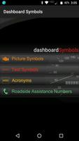 Vehicle Dashboard Symbols poster