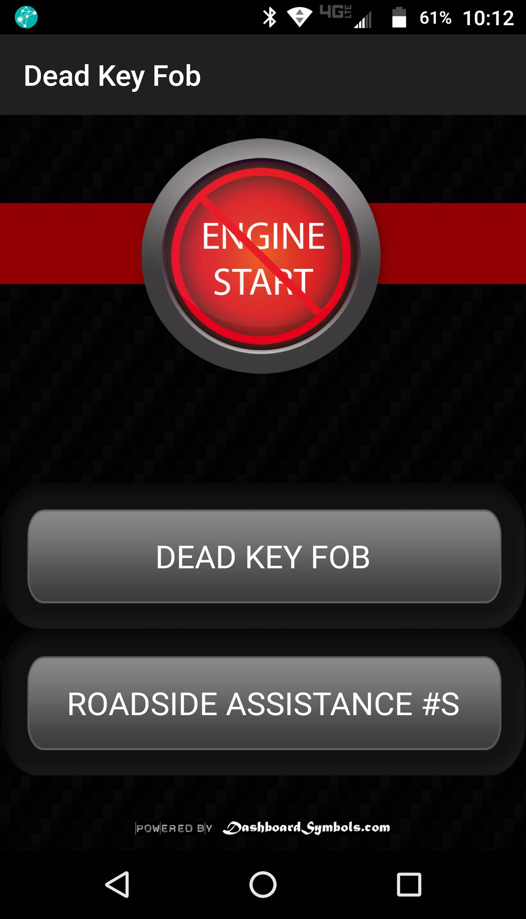 my cadillac app not showing key fob