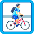 Cycle Race Pixel Art
