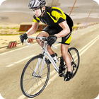 jeu de vélo de course cycliste icône