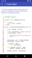 C YAZILIM ÖĞREN capture d'écran 2