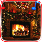 Christmas Tree and Fireplace icône