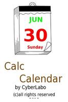 Calc Calendar Poster