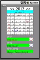Calc Calendar capture d'écran 1