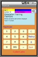 Flash Calc الملصق