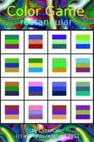Color Game/rectangular Affiche