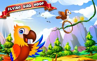 Flying Bird Hoop poster