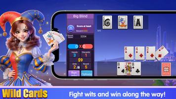 Wild Cards: Roguelike Poker ภาพหน้าจอ 1
