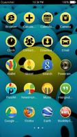 Color Smile C Launcher Theme captura de pantalla 2