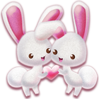 Love Rabbit Theme - Kawaii Cut ikona