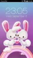 Poster Love Rabbit Theme - Kawaii Cut