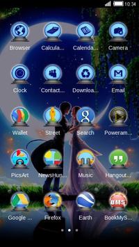 Romantic theme:  Moonlight Night Romance HD thames 截图 2