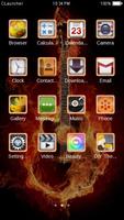 برنامه‌نما Fire Guitar Theme HD عکس از صفحه