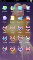 Cute Bunny Theme HD C Launcher Ekran Görüntüsü 2