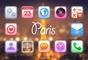 Paris Night C Launcher Themen Screenshot 1