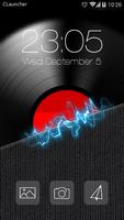 muziek C Launcher thema-poster