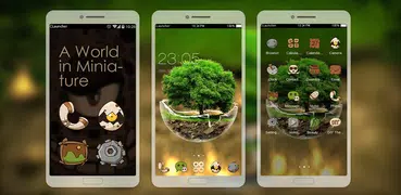 Green Nature HD Theme: temas d