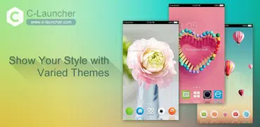 Neon Flower Theme C Launcher