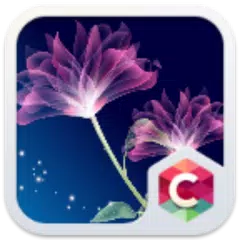 Neon Flower Theme C Launcher APK download