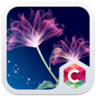 Neon Flower Theme C Launcher icône