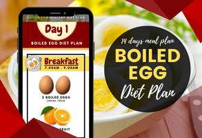 Boiled Egg Healthy Diet Plan Plakat