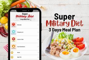 Poster Super Military Diet Plan
