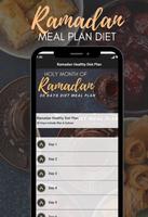 Ramadan Healthy Meal Plan Diet capture d'écran 2