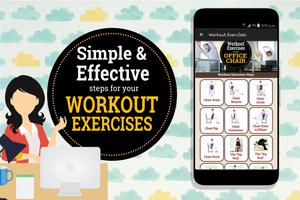 Easy Workout Exercises on your capture d'écran 1