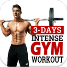 3 Days Intense Gym Workout & Fitness Meal Plan アイコン