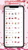 Stickers Animados  Romanticos الملصق