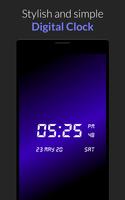 Stylish Digi Clock - Blue Theme โปสเตอร์