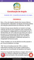 Constituição de Angola Affiche