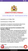 Constitution of Malawi Cartaz