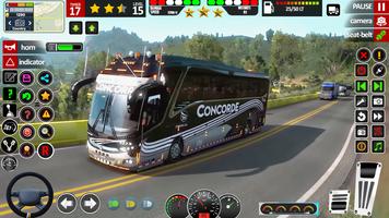 Bus Driving Game: Coach Games 海报