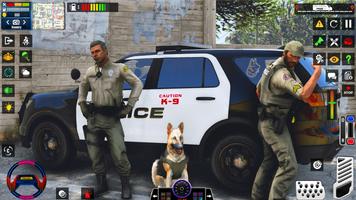 Полицейские автомобильные игры постер
