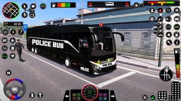 Jogos de ônibus da polícia 3d imagem de tela 1