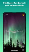 Quoting App - daily quotes and reflections. تصوير الشاشة 3