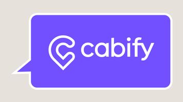 Stickers Cabify poster