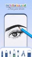 White Sketch Board โปสเตอร์