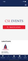 CSI Events poster
